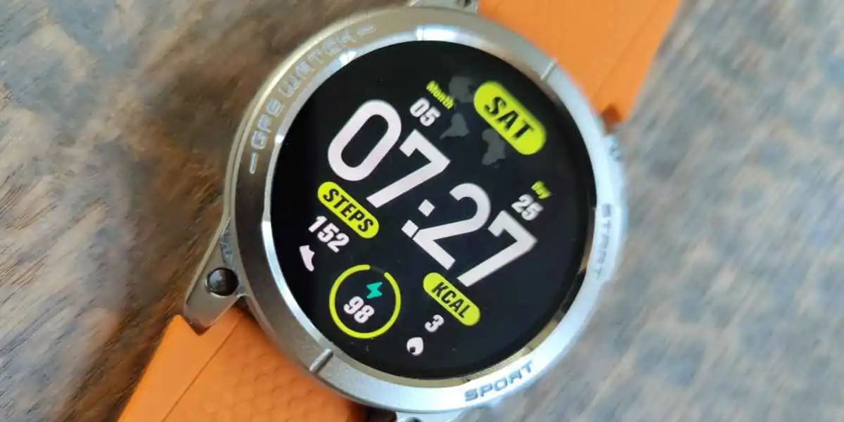 Abisko Tornfalk hardloophorloge close up voorkant review (GPSExperts.nl test)