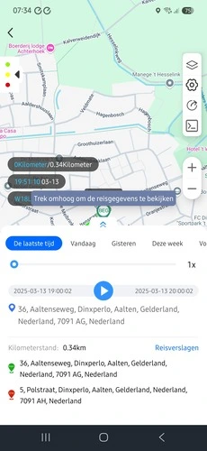 Protectly GPS tracker Extreme app met map en adres (GPSExperts.nl test)